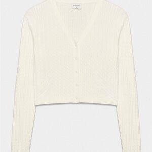 Sunday Best Keaton Cardigan Cable Knit Fitted